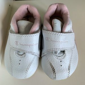Champion Baby Sneakers 4W Toddler White Pink Vintage